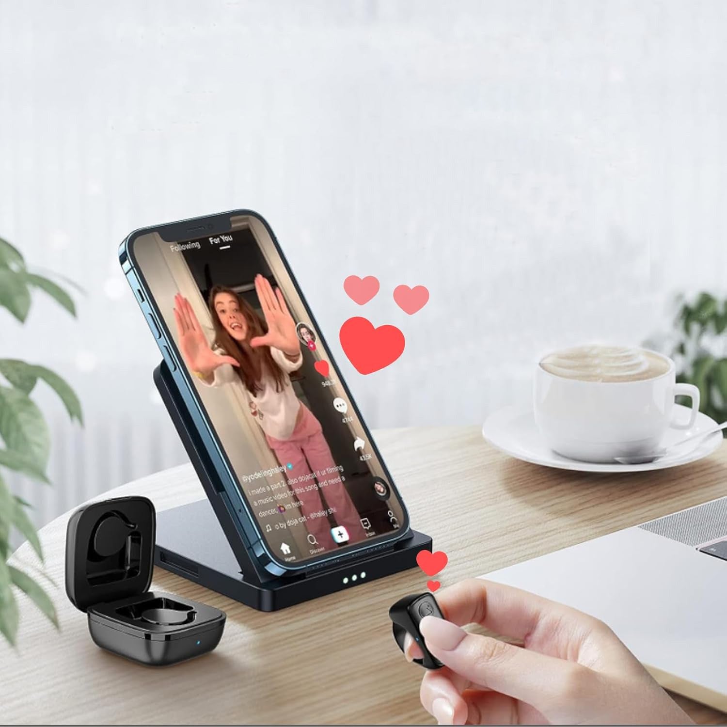 خاتم ذكي للتحكم بالهاتف عن بعد